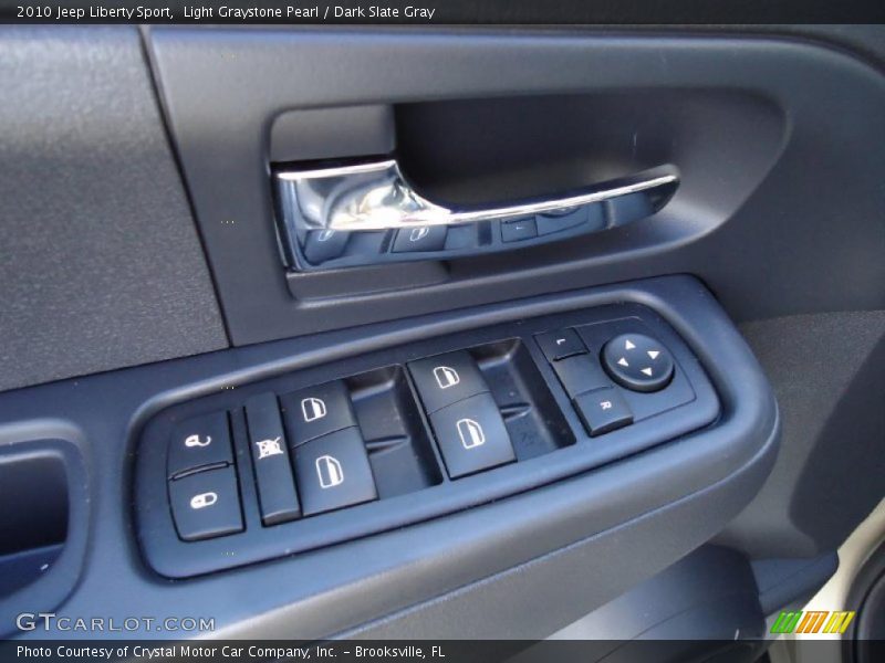 Light Graystone Pearl / Dark Slate Gray 2010 Jeep Liberty Sport