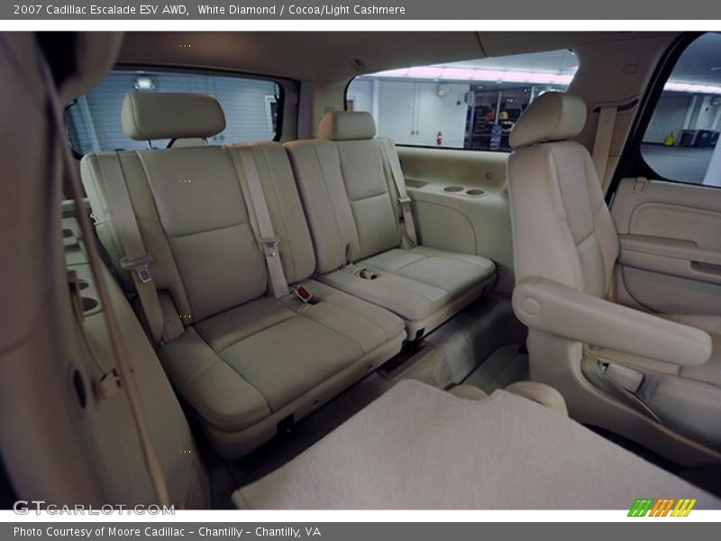 White Diamond / Cocoa/Light Cashmere 2007 Cadillac Escalade ESV AWD