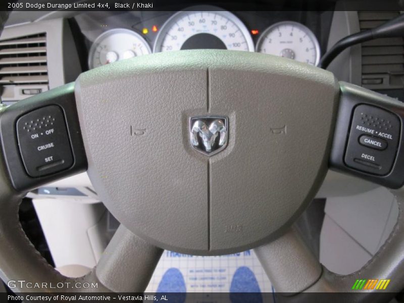 Black / Khaki 2005 Dodge Durango Limited 4x4