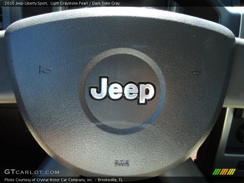 Light Graystone Pearl / Dark Slate Gray 2010 Jeep Liberty Sport