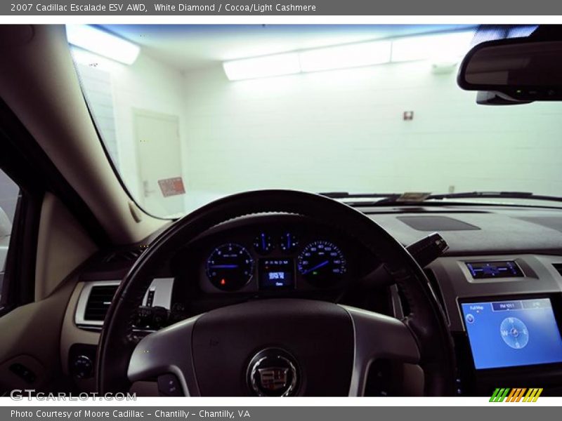 White Diamond / Cocoa/Light Cashmere 2007 Cadillac Escalade ESV AWD