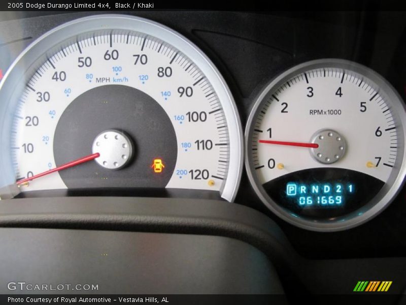 Black / Khaki 2005 Dodge Durango Limited 4x4