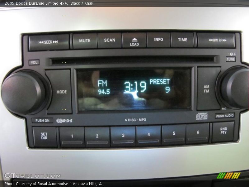 Black / Khaki 2005 Dodge Durango Limited 4x4