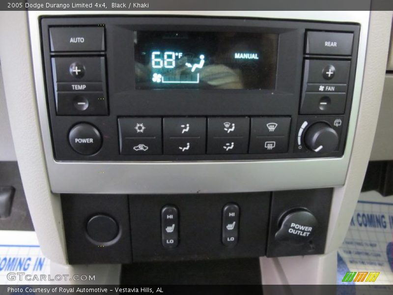 Black / Khaki 2005 Dodge Durango Limited 4x4