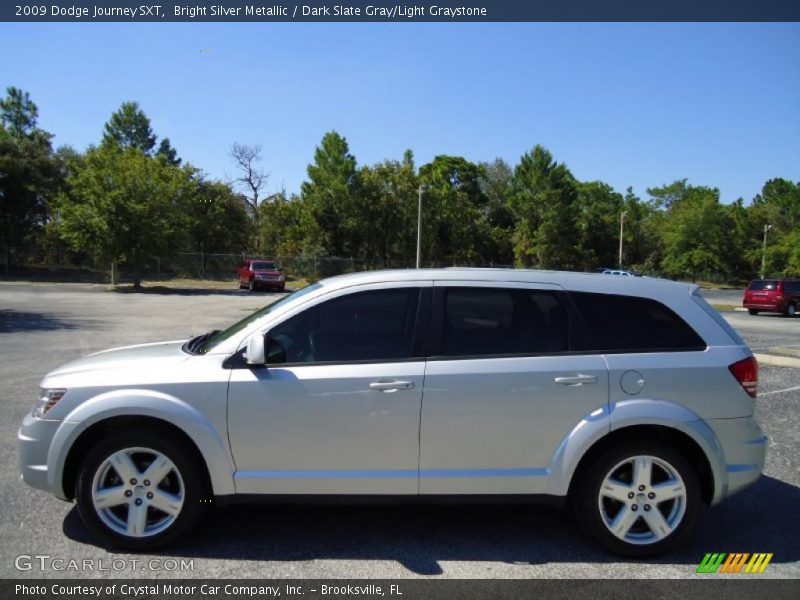 Bright Silver Metallic / Dark Slate Gray/Light Graystone 2009 Dodge Journey SXT