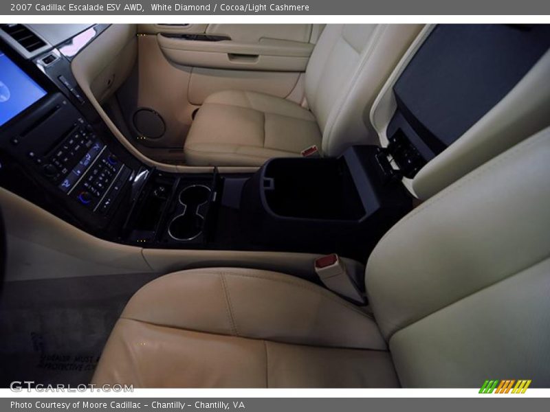 White Diamond / Cocoa/Light Cashmere 2007 Cadillac Escalade ESV AWD