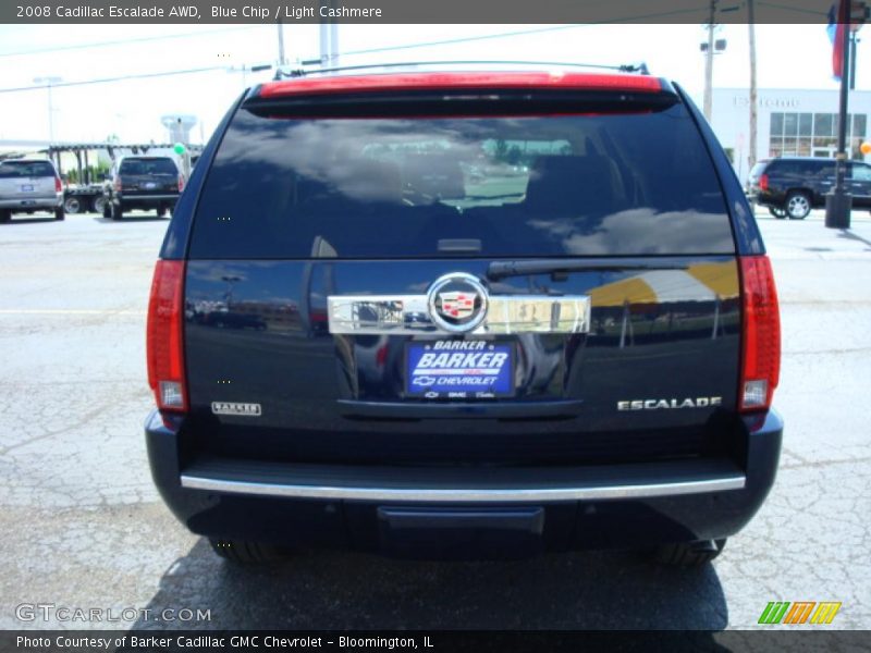 Blue Chip / Light Cashmere 2008 Cadillac Escalade AWD