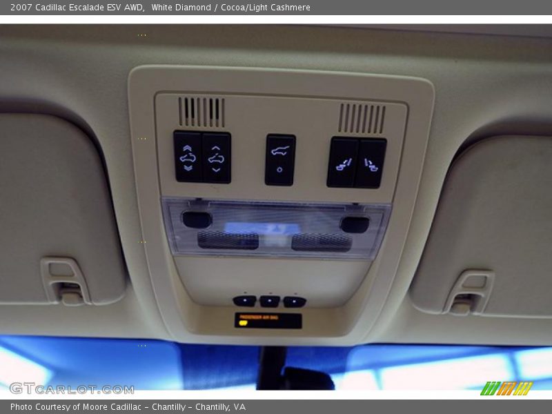 White Diamond / Cocoa/Light Cashmere 2007 Cadillac Escalade ESV AWD