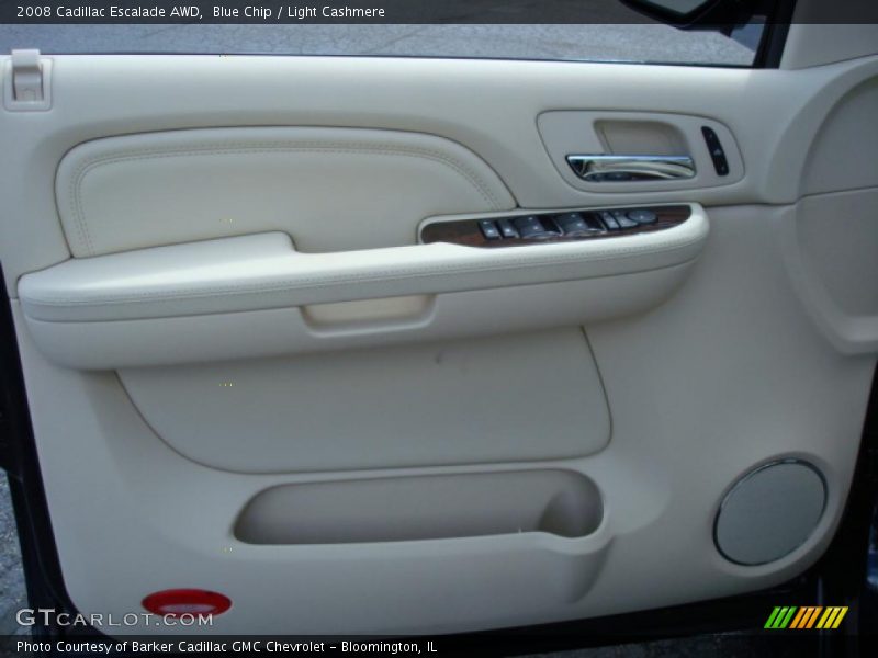 Blue Chip / Light Cashmere 2008 Cadillac Escalade AWD