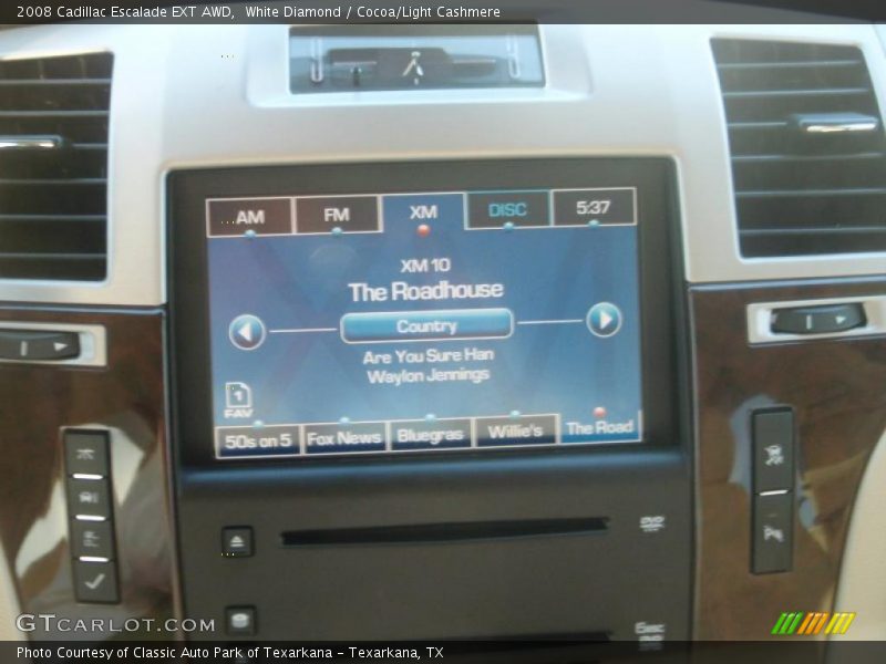 White Diamond / Cocoa/Light Cashmere 2008 Cadillac Escalade EXT AWD