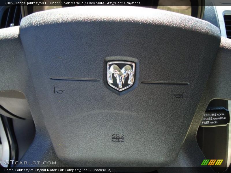 Bright Silver Metallic / Dark Slate Gray/Light Graystone 2009 Dodge Journey SXT