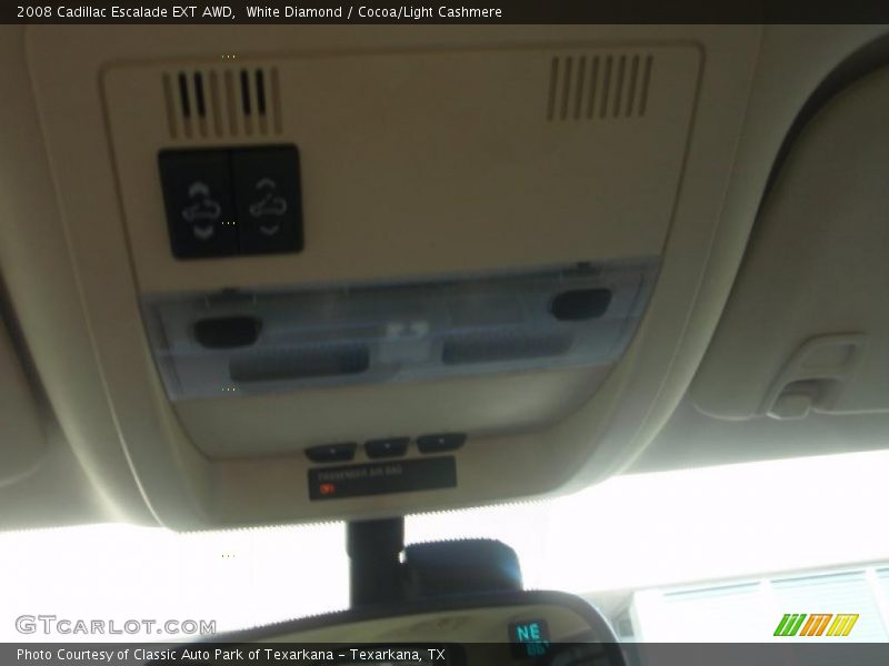 White Diamond / Cocoa/Light Cashmere 2008 Cadillac Escalade EXT AWD
