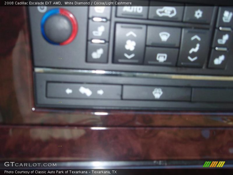 White Diamond / Cocoa/Light Cashmere 2008 Cadillac Escalade EXT AWD
