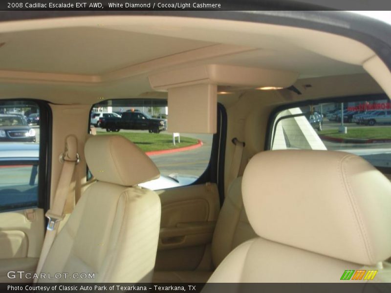 White Diamond / Cocoa/Light Cashmere 2008 Cadillac Escalade EXT AWD