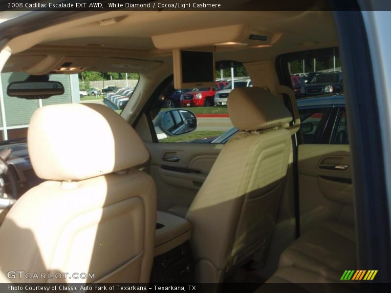 White Diamond / Cocoa/Light Cashmere 2008 Cadillac Escalade EXT AWD