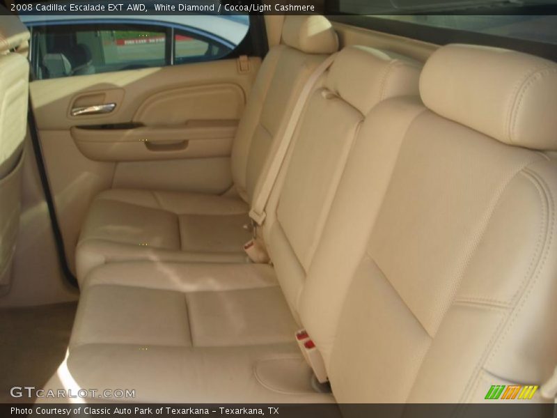 White Diamond / Cocoa/Light Cashmere 2008 Cadillac Escalade EXT AWD