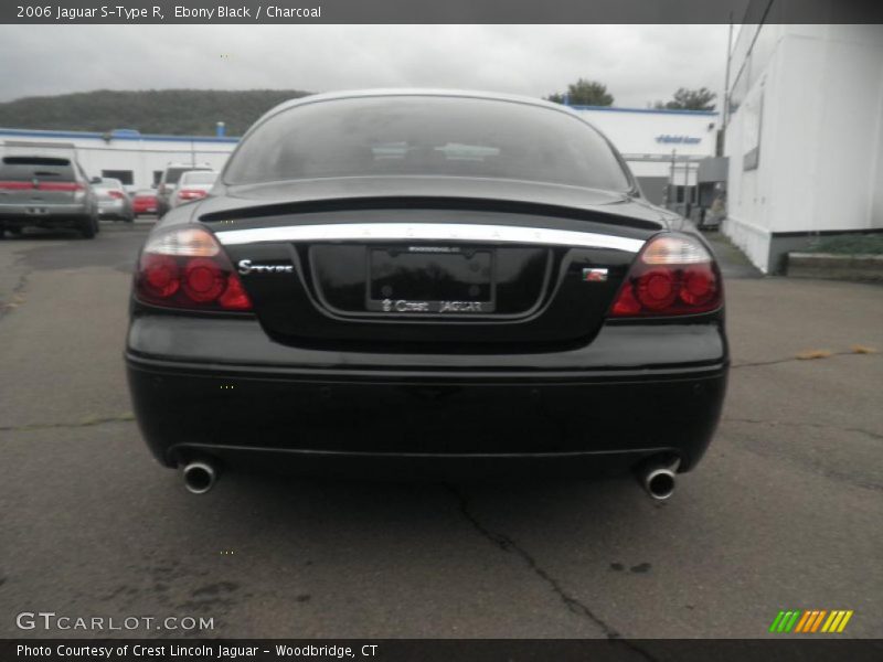 Ebony Black / Charcoal 2006 Jaguar S-Type R