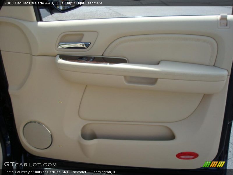 Blue Chip / Light Cashmere 2008 Cadillac Escalade AWD