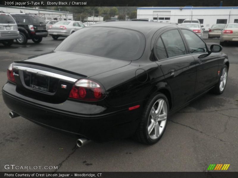 Ebony Black / Charcoal 2006 Jaguar S-Type R