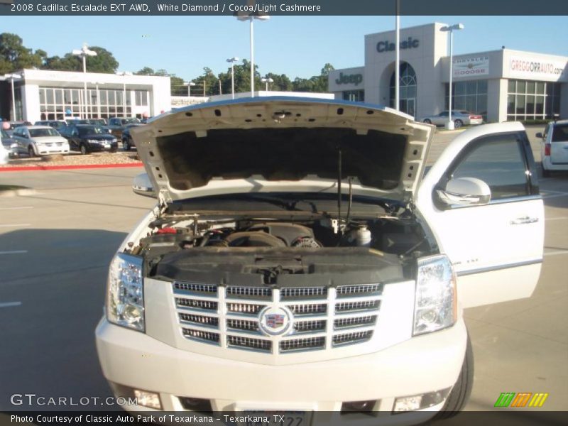 White Diamond / Cocoa/Light Cashmere 2008 Cadillac Escalade EXT AWD