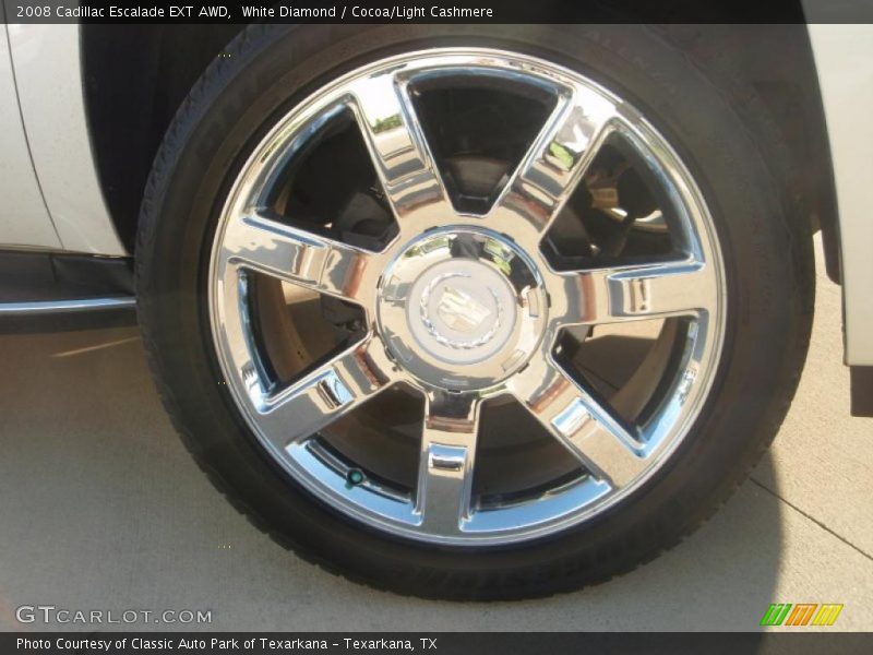White Diamond / Cocoa/Light Cashmere 2008 Cadillac Escalade EXT AWD