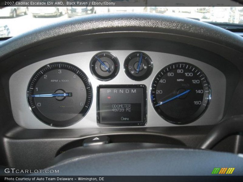 Black Raven / Ebony/Ebony 2007 Cadillac Escalade ESV AWD