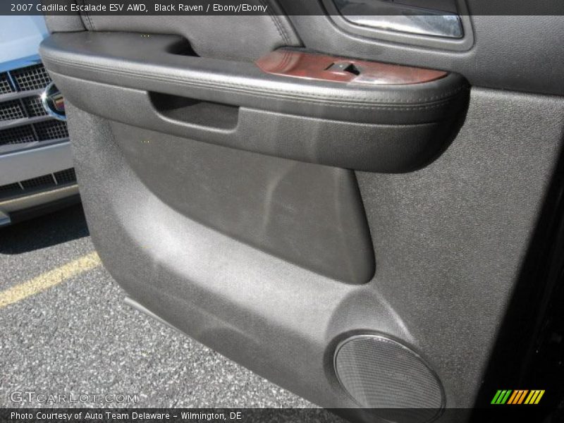 Black Raven / Ebony/Ebony 2007 Cadillac Escalade ESV AWD