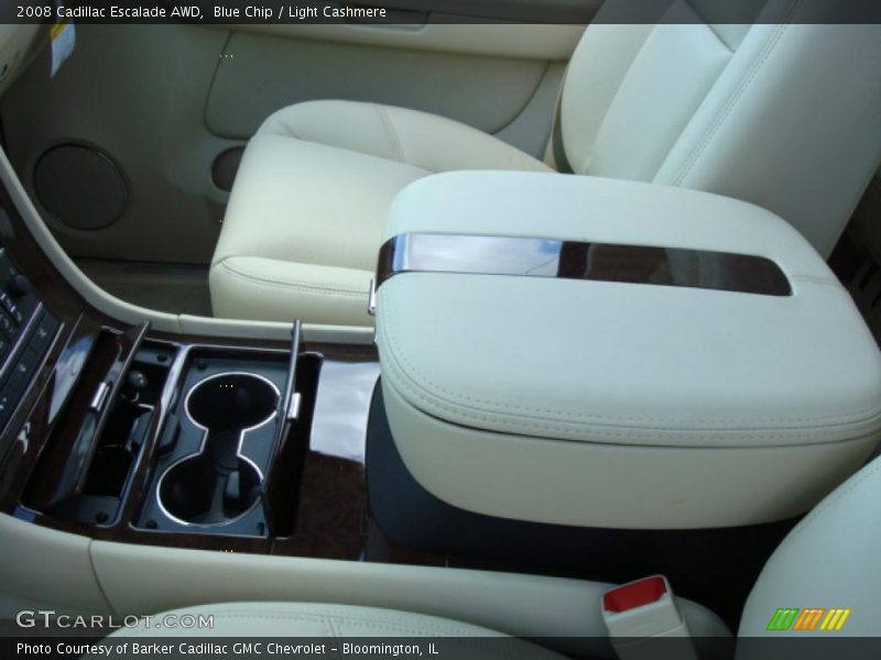 Blue Chip / Light Cashmere 2008 Cadillac Escalade AWD
