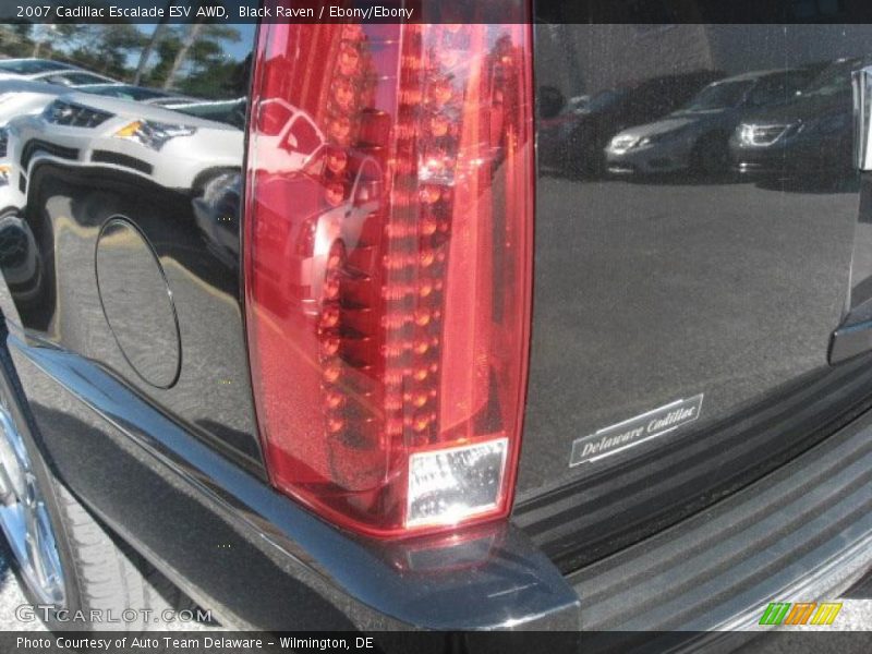 Black Raven / Ebony/Ebony 2007 Cadillac Escalade ESV AWD