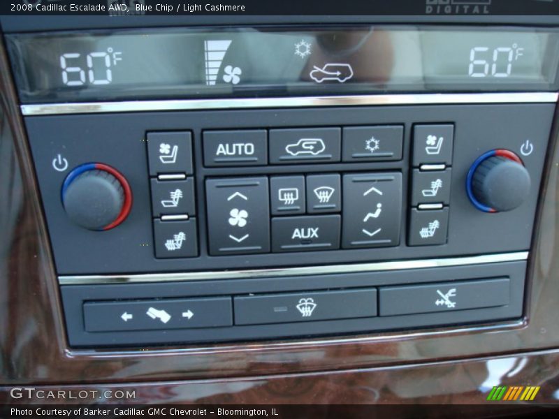 Blue Chip / Light Cashmere 2008 Cadillac Escalade AWD