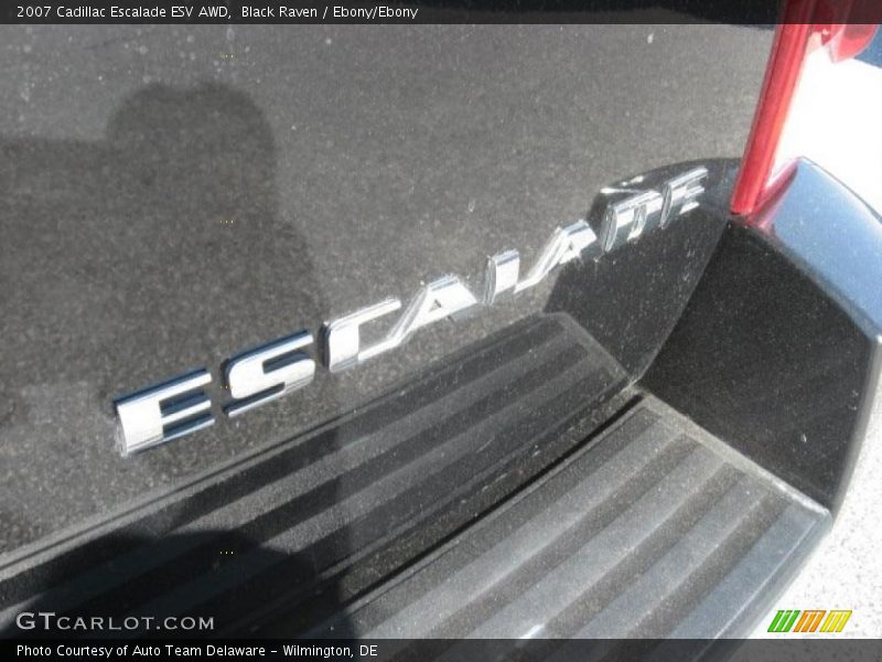 Black Raven / Ebony/Ebony 2007 Cadillac Escalade ESV AWD