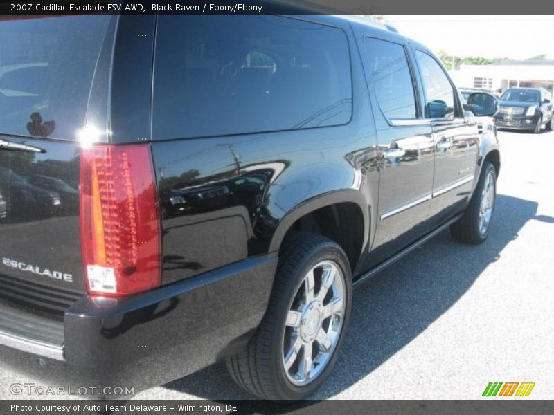 Black Raven / Ebony/Ebony 2007 Cadillac Escalade ESV AWD