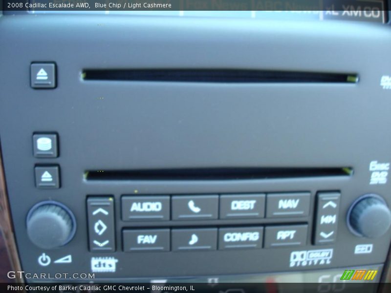 Blue Chip / Light Cashmere 2008 Cadillac Escalade AWD