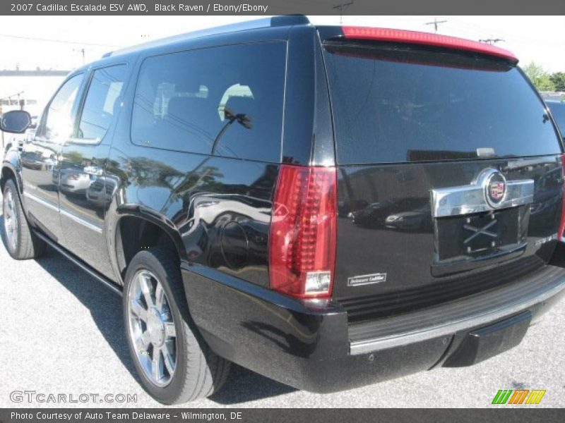 Black Raven / Ebony/Ebony 2007 Cadillac Escalade ESV AWD