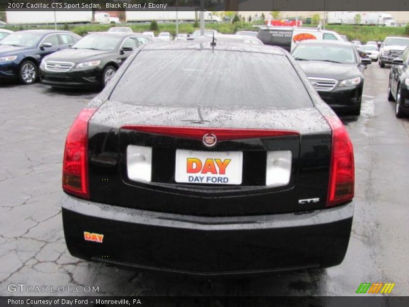 Black Raven / Ebony 2007 Cadillac CTS Sport Sedan