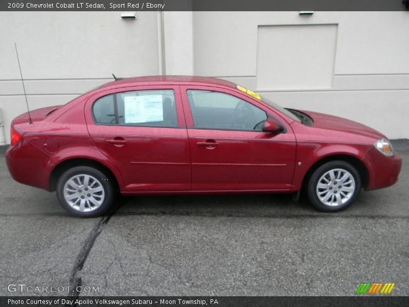 Sport Red / Ebony 2009 Chevrolet Cobalt LT Sedan