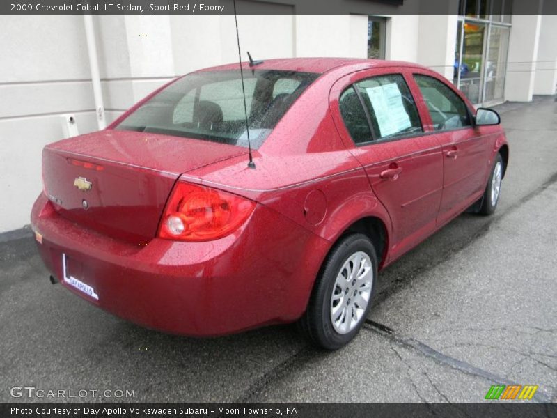 Sport Red / Ebony 2009 Chevrolet Cobalt LT Sedan