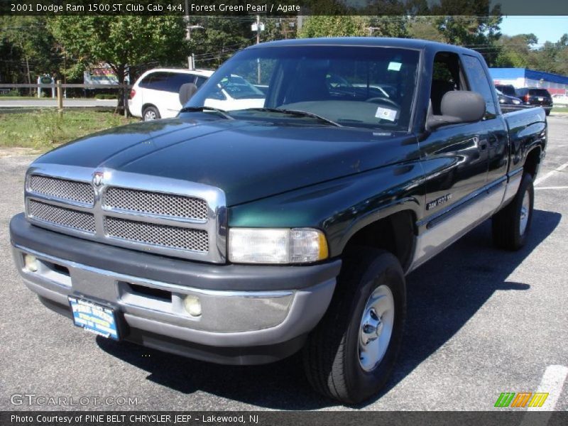 Forest Green Pearl / Agate 2001 Dodge Ram 1500 ST Club Cab 4x4