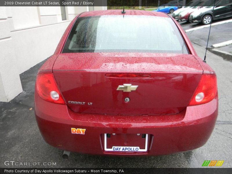 Sport Red / Ebony 2009 Chevrolet Cobalt LT Sedan