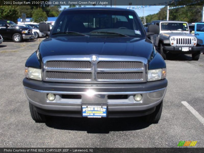 Forest Green Pearl / Agate 2001 Dodge Ram 1500 ST Club Cab 4x4