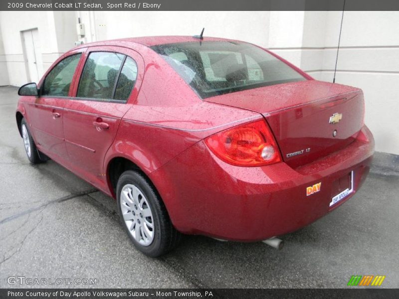 Sport Red / Ebony 2009 Chevrolet Cobalt LT Sedan
