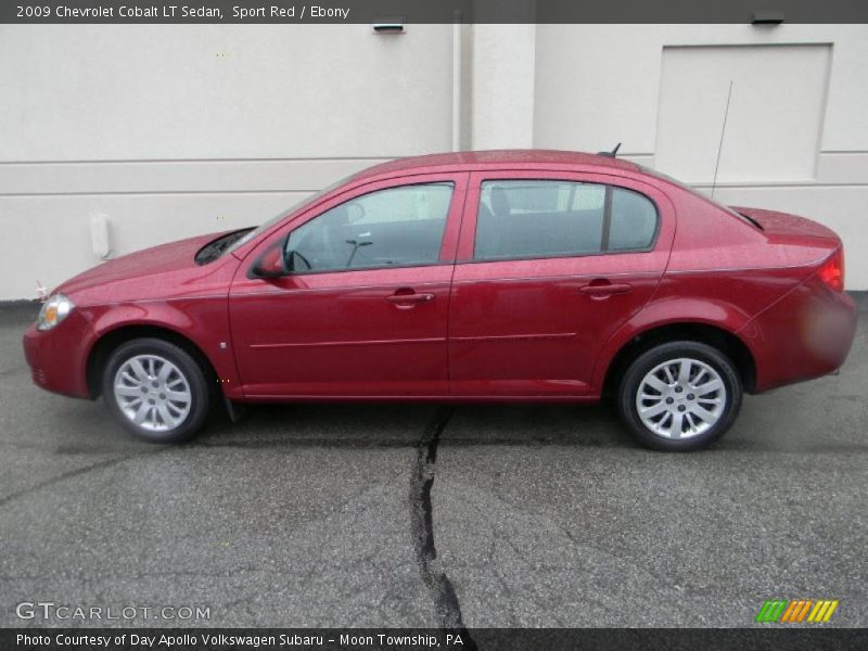 Sport Red / Ebony 2009 Chevrolet Cobalt LT Sedan