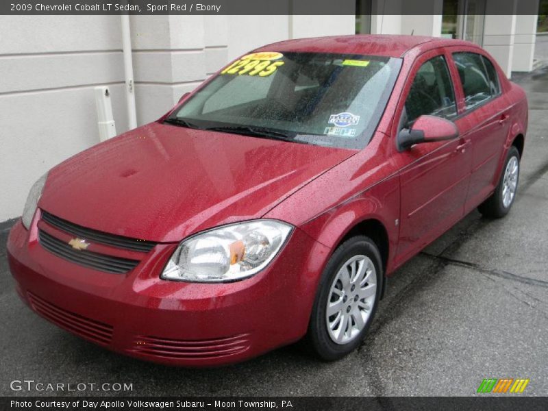 Sport Red / Ebony 2009 Chevrolet Cobalt LT Sedan