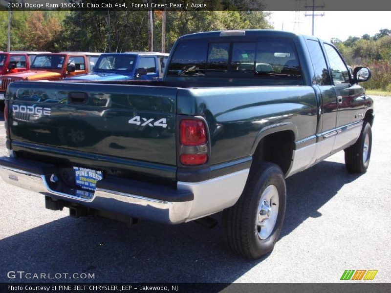 Forest Green Pearl / Agate 2001 Dodge Ram 1500 ST Club Cab 4x4