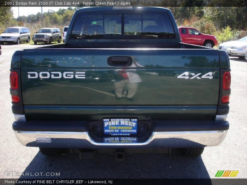 Forest Green Pearl / Agate 2001 Dodge Ram 1500 ST Club Cab 4x4
