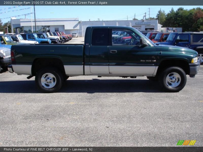 Forest Green Pearl / Agate 2001 Dodge Ram 1500 ST Club Cab 4x4