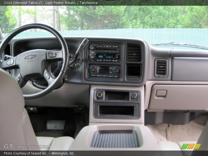 Light Pewter Metallic / Tan/Neutral 2003 Chevrolet Tahoe LT