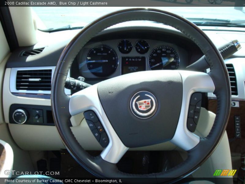 Blue Chip / Light Cashmere 2008 Cadillac Escalade AWD
