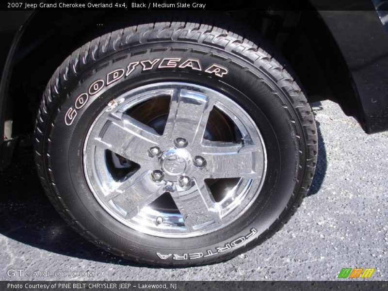 Black / Medium Slate Gray 2007 Jeep Grand Cherokee Overland 4x4