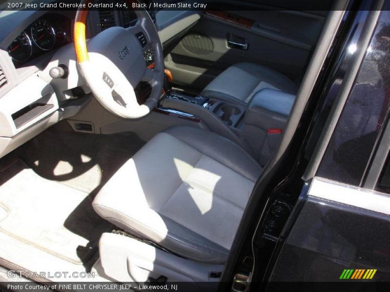 Black / Medium Slate Gray 2007 Jeep Grand Cherokee Overland 4x4
